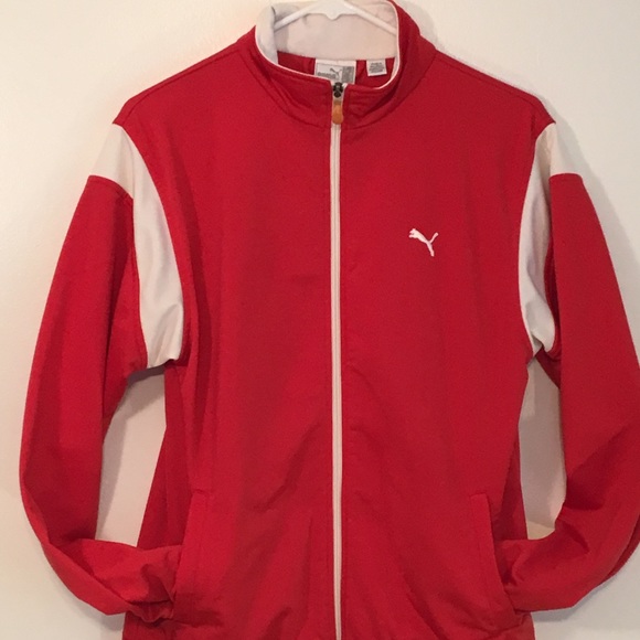 puma red jacket womens